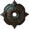 Ekena Millwork Benson Classic Medallion (Canopies up to 6 1/2"), 28 3/8"OD x 3 3/4"ID x 1 5/8"P, Bronze Blue Patina CM28BEBBS - alternate 1
